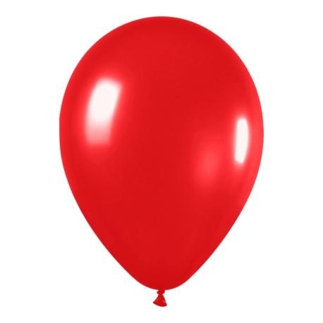 Globo de latex Rojo (30 cm) (con helio + $35)