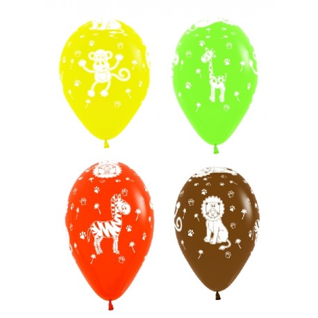 Globos animales 12 sempertex en globos de animales para decoración.
