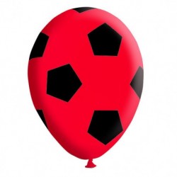 Bolsa de 8 globos de Futbol