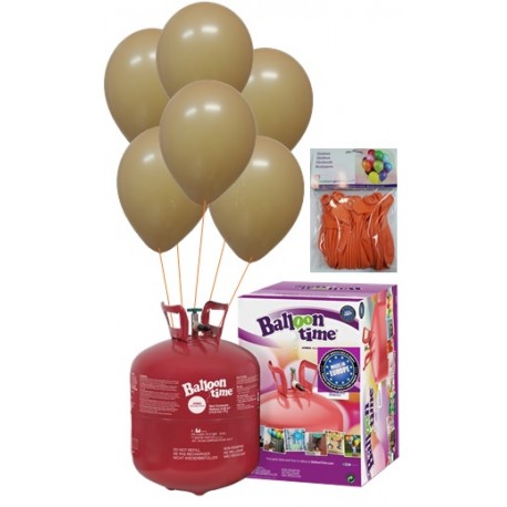 Pack de globos de látex con helio