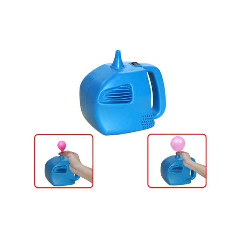 Hinchador electrico para globos azul