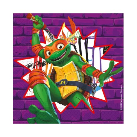 Servilletas Tortugas Ninja mutant