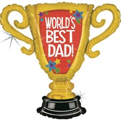 Globo Best Dad trofeo Grabo