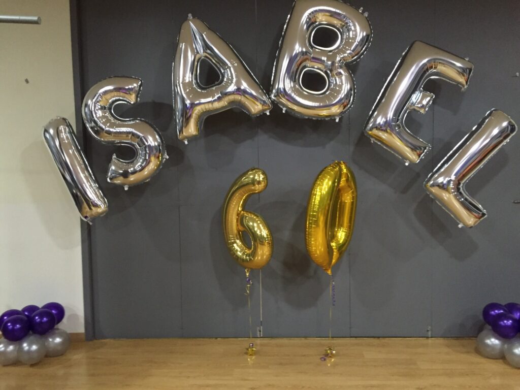 Ideas para decorar tu celebración con globos de letras y números de foil –  Tienda de Globos – Tu tienda de globos online