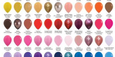 Gamas de colores Sempertex – Tienda de Globos – Tu tienda de globos online