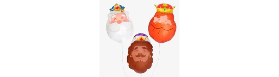 Globos para el día de Reyes. Compra globos de los reyes.